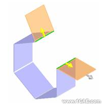 SolidWorks鈑金設(shè)計(一)——基體法蘭、邊線法蘭與斜接法蘭solidworks simulation分析案例圖片26