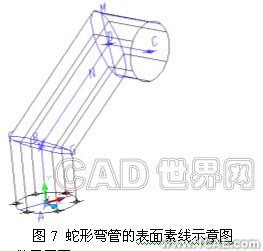 CAD蛇形彎管三維建模autocad培訓教程圖片7