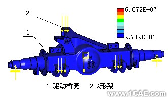 Pro/MECHANICA與ANSYS在裝配體結(jié)構(gòu)分析中的應用比較proe圖片圖片5