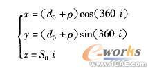 proe分件供送螺桿的造型設(shè)計(jì)proe設(shè)計(jì)案例圖片2