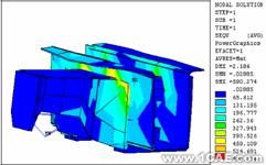 ANSYS Mechanical應(yīng)用——車底架結(jié)構(gòu)強度分析ansys分析案例圖片3