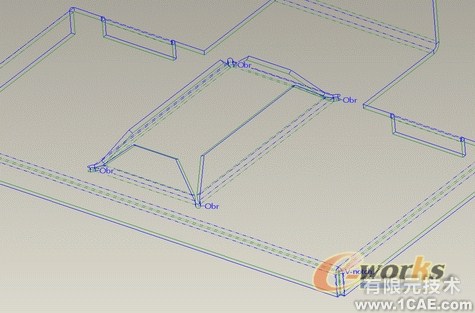 proe中鈑金法蘭壁的設(shè)計proe模型圖圖片10