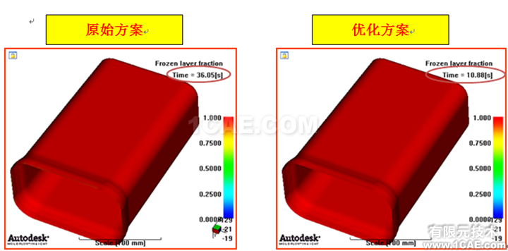 Moldflow針對薄殼盒體容器的注塑分析和優(yōu)化moldflow結(jié)果圖片14