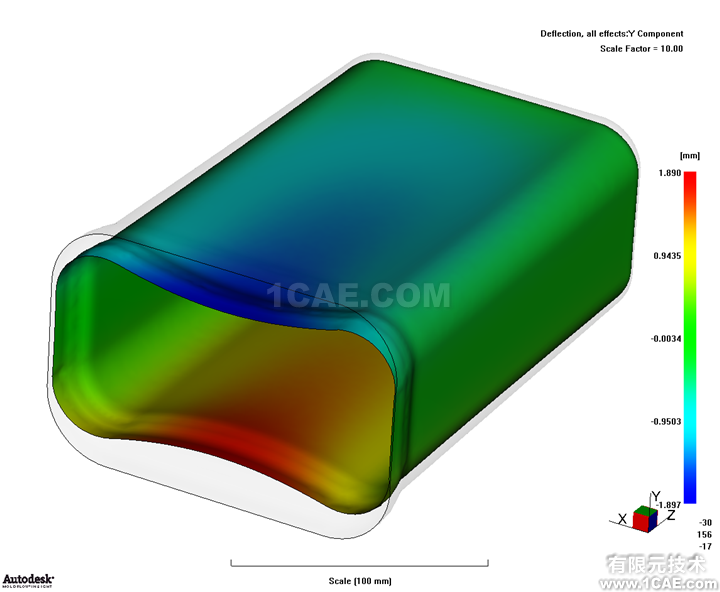 Moldflow針對薄殼盒體容器的注塑分析和優(yōu)化moldflow分析案例圖片4
