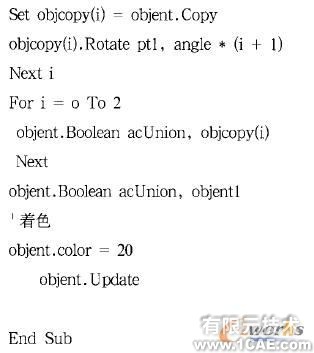 VBA 的AutoCAD 二次開發(fā)及應用實例autocad案例圖片8