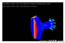 基于CAE的重力場(chǎng)對(duì)旋轉(zhuǎn)對(duì)稱結(jié)構(gòu)零部件振動(dòng)可靠性的影響ansys培訓(xùn)的效果圖片4