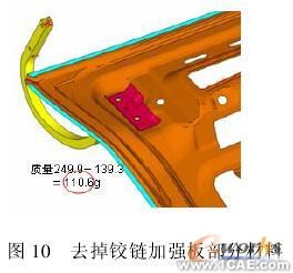 汽車(chē)行李箱剛度有限元分析solidworks simulation學(xué)習(xí)資料圖片11