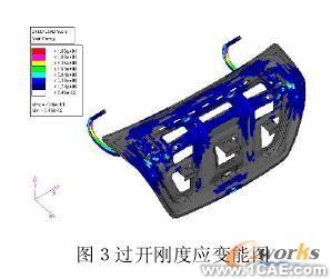 汽車(chē)行李箱剛度有限元分析solidworks simulation學(xué)習(xí)資料圖片4