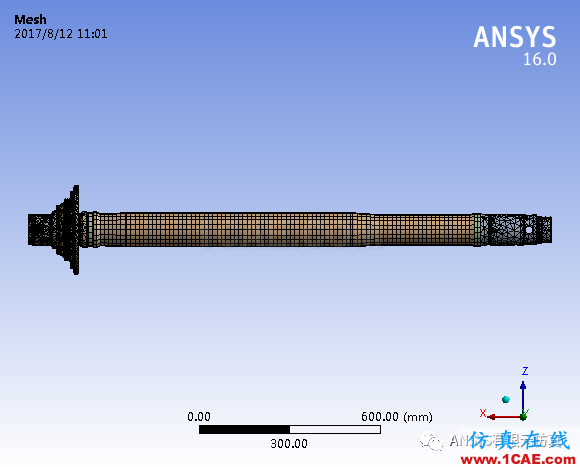 航空發(fā)動機(jī)風(fēng)扇轉(zhuǎn)子模態(tài)分析實(shí)例ansys分析圖片3