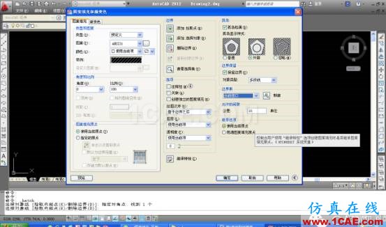 AUTOCAD2012進(jìn)行圖案填充的方法AutoCAD仿真分析圖片24