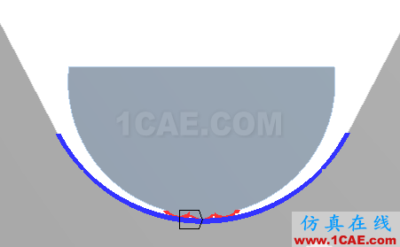 基于ANSYS Workbench軟件Convergence工具判定求解收斂的簡例——【鋼絲繩赫茲接觸分析】【轉(zhuǎn)發(fā)】ansys分析案例圖片4