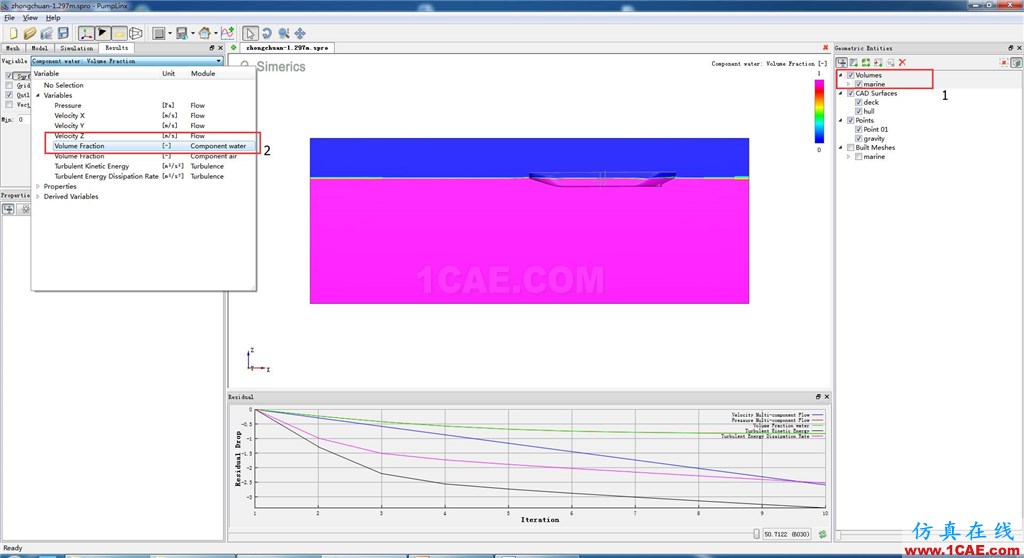 培訓篇之PumpLinx船體水動力流場分析cae-pumplinx圖片12