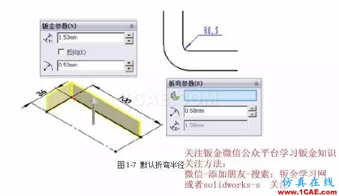 solidWorks?鈑金零件設(shè)計教程之一，必須的收藏！solidworks simulation技術(shù)圖片8