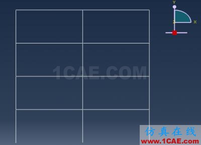 【簡(jiǎn)單實(shí)例】abaqus/CAE建的簡(jiǎn)單的框架模型(線性框架)
