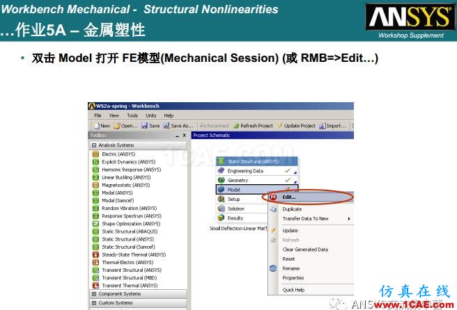 ANSYS材料非線性案例ansys培訓課程圖片6
