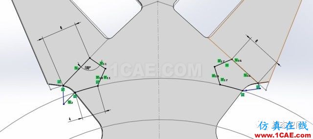 實例操作|新能源汽車用永磁電機轉子的全磚形單元劃分方法Maxwell培訓教程圖片13