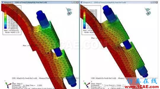 Abaqus中三種自適應(yīng)網(wǎng)格介紹及對比abaqus靜態(tài)分析圖片2