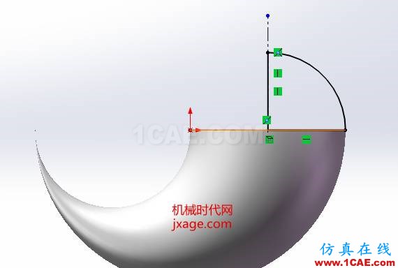 SolidWorks如何通過掃描創(chuàng)建太極圖？solidworks simulation培訓(xùn)教程圖片11