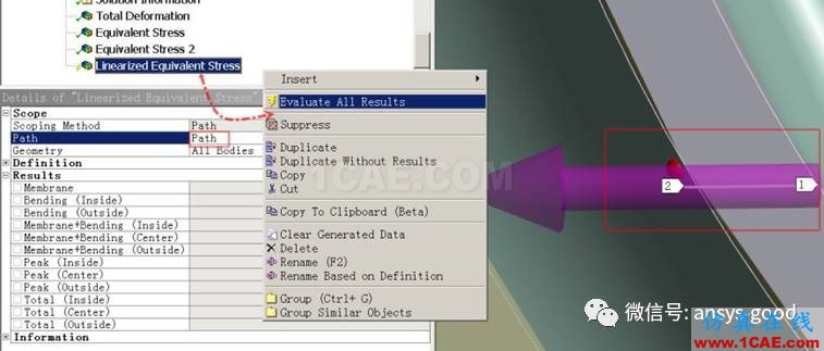 ANSYS Workbench中應(yīng)力線性化方法-大開(kāi)孔壓力容器管箱接管應(yīng)力的準(zhǔn)確計(jì)算-連載7ansys workbanch圖片25