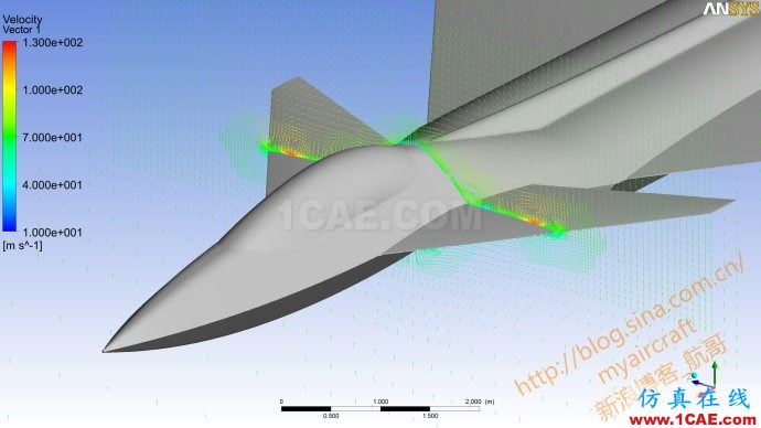 基于CFD的“四代機(jī)”大迎角流場(chǎng)結(jié)構(gòu)展示 (FLUENT/CFD-POST/Tecplot/EnSight)【航哥】