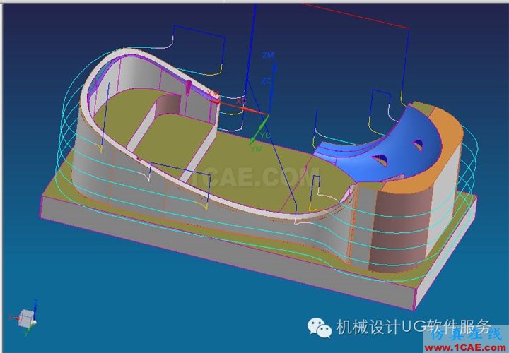 UG中不規(guī)則側(cè)邊2D刀路優(yōu)化ug設(shè)計案例圖片7