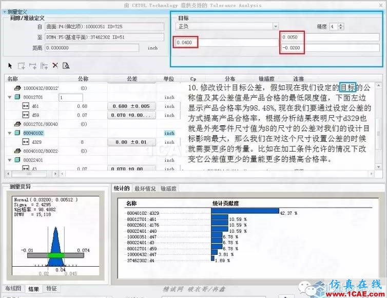 Creo3.0公差分析擴(kuò)展包簡要使用教程pro/e相關(guān)圖片11