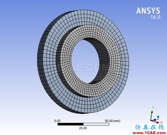 Ansys WB軸孔過盈配合仿真分析ansys分析圖片5