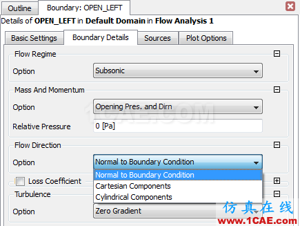 CFX中的Opening邊界cfx培訓(xùn)課程圖片3