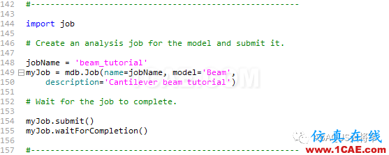 Python與Abaqus系列（3）——腳本案例及代碼介紹abaqus靜態(tài)分析圖片13