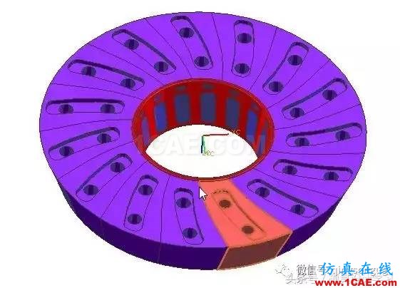 齒輪帶著十五個(gè)行位彎抽芯，這圖高清版ug設(shè)計(jì)圖片5