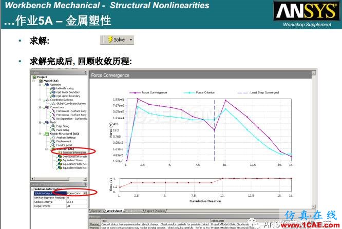 ANSYS材料非線性案例ansys培訓的效果圖片11