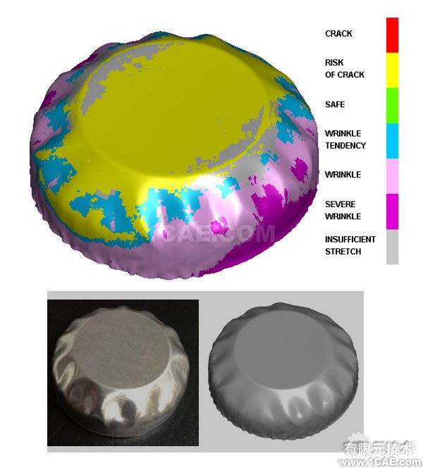 基于DynaForm的NUMISHEET wbr2014 wbrBenchmark wbr4 wbr沖壓分析實例