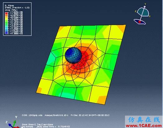 ABAQUS小球下落問題分析abaqus有限元仿真圖片32