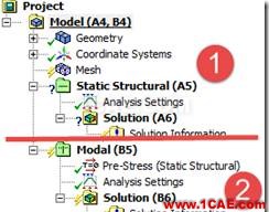 基于ANSYS Workbench的預應力模態(tài)分析ansys結構分析圖片12