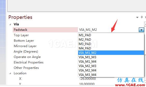 SiWave如何創(chuàng)建、編輯過孔?ansysem分析圖片3