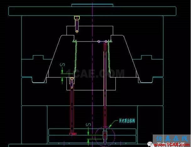 ug模具設計之其它頂出方式-前模頂出，油缸頂出-延遲頂出！ug模具設計技術圖片3