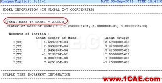 ABAQUS中質(zhì)量點(diǎn)的應(yīng)用