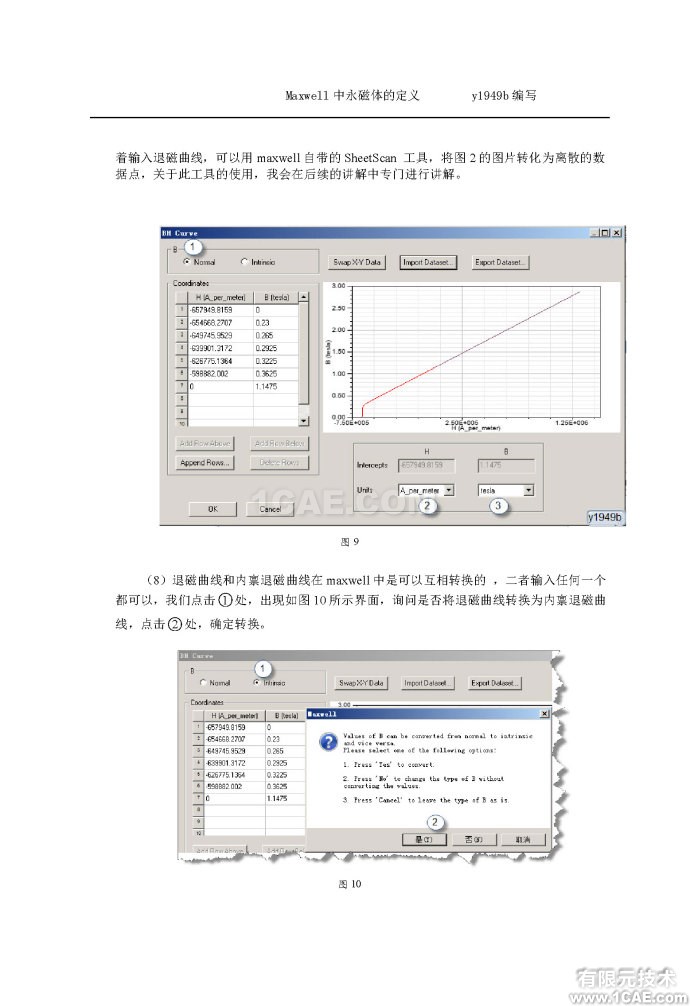 Maxwell中永磁體的定義