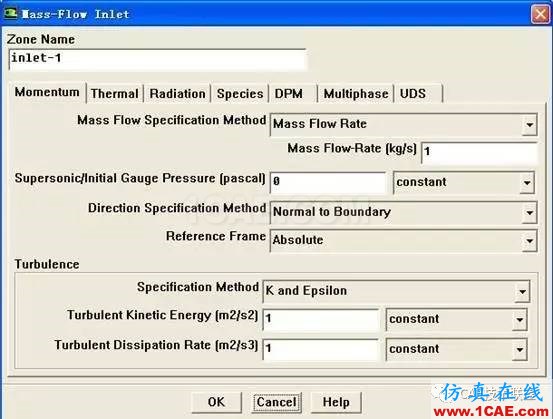 Fluent邊界條件設(shè)置fluent圖片4