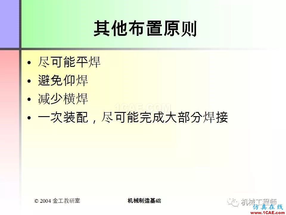 【專業(yè)積累】100頁PPT，全面了解焊接工藝機械設計培訓圖片86