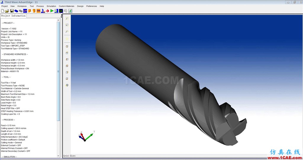 基于AdvantEdge(第三波)軟件的切削仿真介紹及操作過(guò)程網(wǎng)絡(luò)直播Advantedge分析案例圖片3