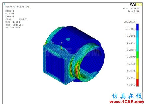 ANSYS&ABAQUS接觸分析性能比較 實(shí)例說明ANSYS與ABAQUS接觸分析的對比ansys培訓(xùn)的效果圖片3