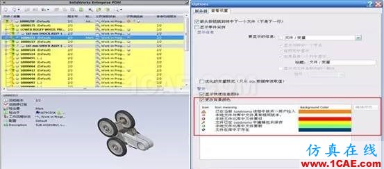 SolidWorks PDM與設(shè)計軟件的集成solidworks仿真分析圖片2