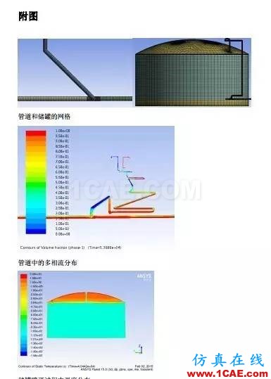 LNG管道、儲罐的多相流計算fluent流體分析圖片2