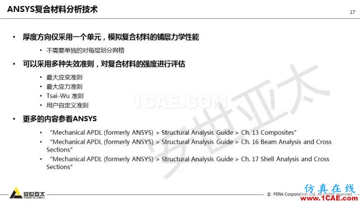 技術(shù)分享 | 58張PPT，帶您了解ANSYS復(fù)合材料解決方案【轉(zhuǎn)發(fā)】ansys分析圖片17