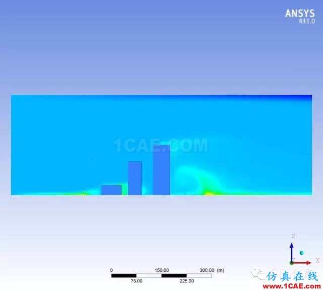 fluent城市建筑流體分析案例，氣流，風(fēng)，和霧霾fluent結(jié)果圖片7