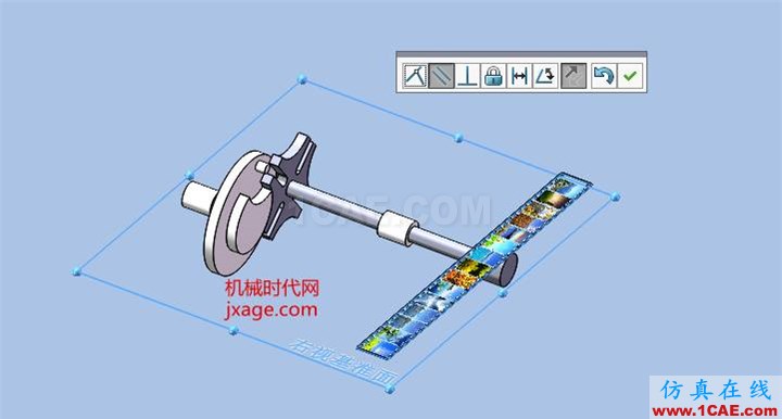 Solidworks電影抓片機(jī)構(gòu)仿真solidworks simulation培訓(xùn)教程圖片10