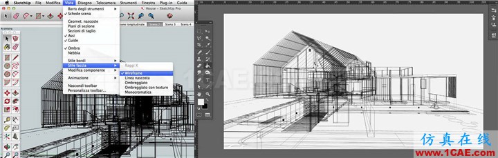 效果圖的藝術(shù)：用SketchUp, AutoCAD 和 Photoshop創(chuàng)造絕佳的水彩效果AutoCAD仿真分析圖片12