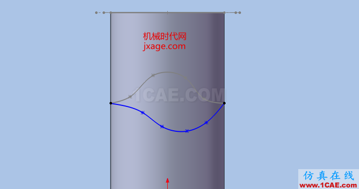 solidworks如何使用投影曲線？solidworks simulation培訓(xùn)教程圖片13