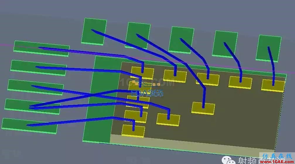 QFN封裝bondwire有限元電磁場(chǎng)仿真ADS電磁技術(shù)圖片8